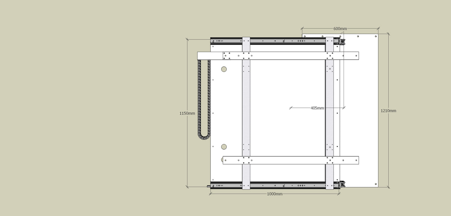 TV Wandhalterung 300 Überauszug
