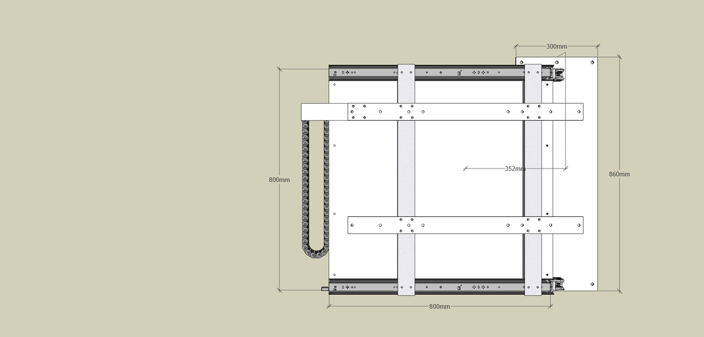 TV Wandhalterung 300 Überauszug