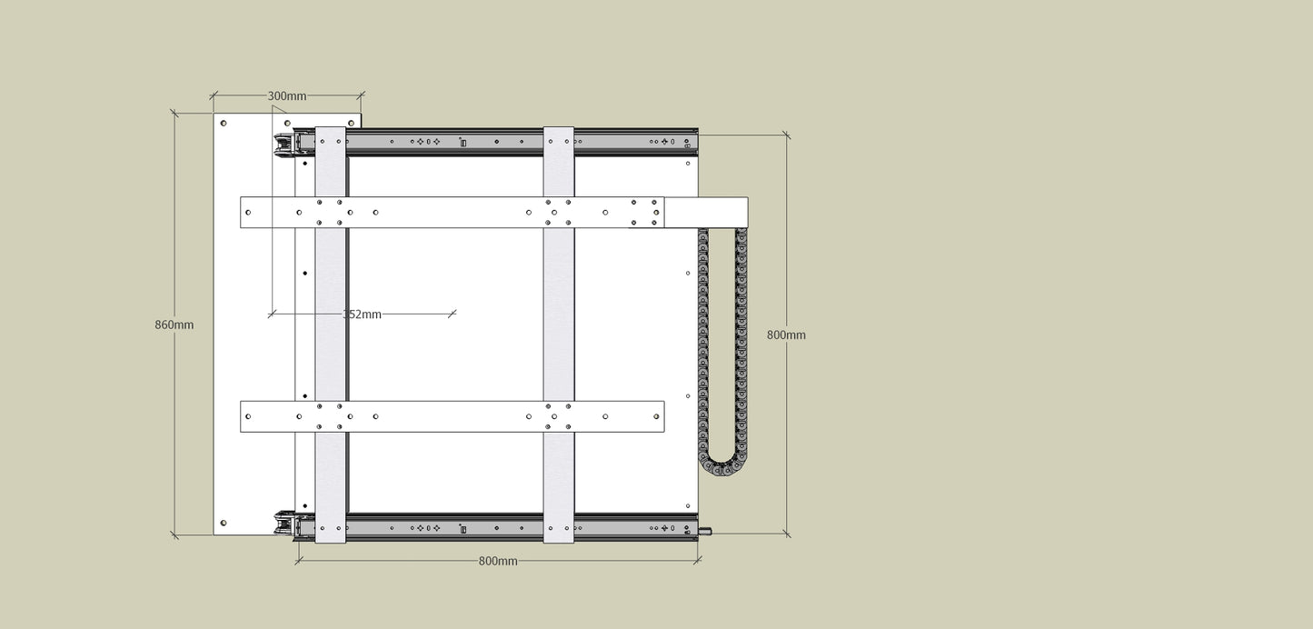 TV Wandhalterung 300 Überauszug