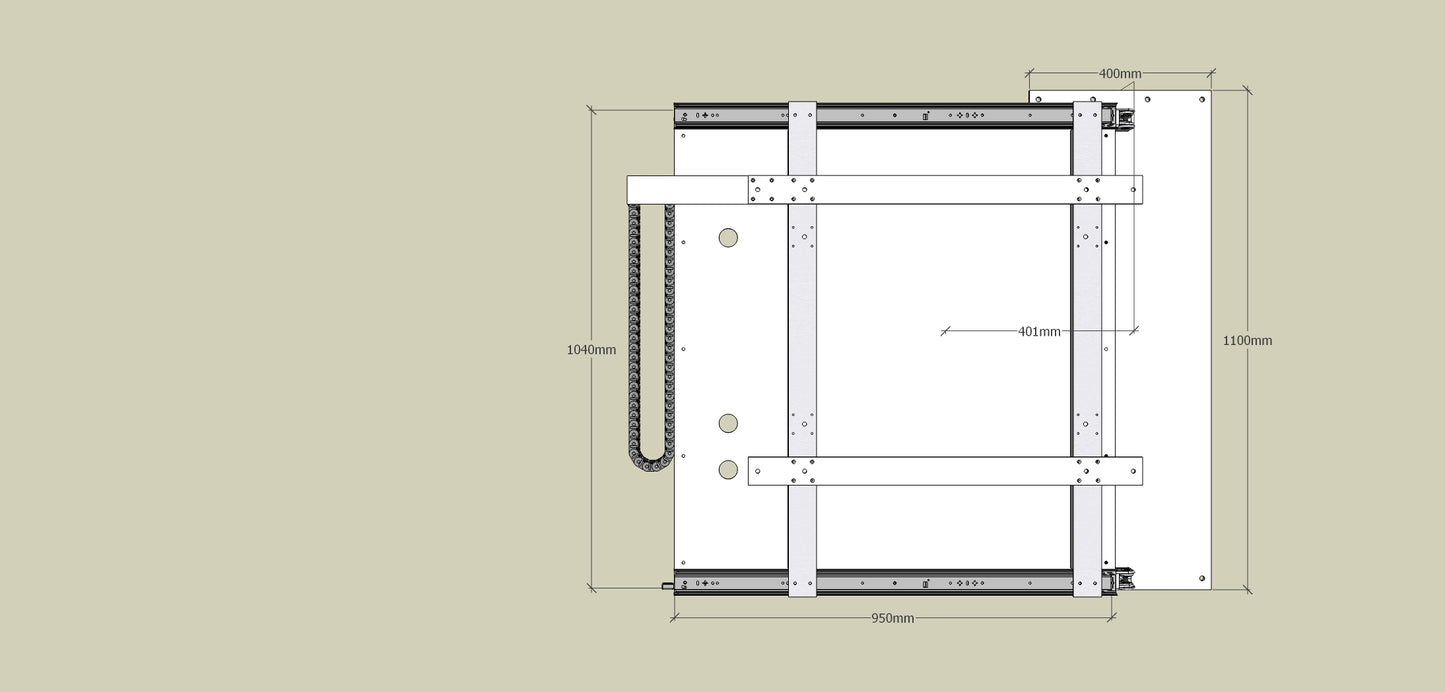 TV Wandhalterung 300 Überauszug