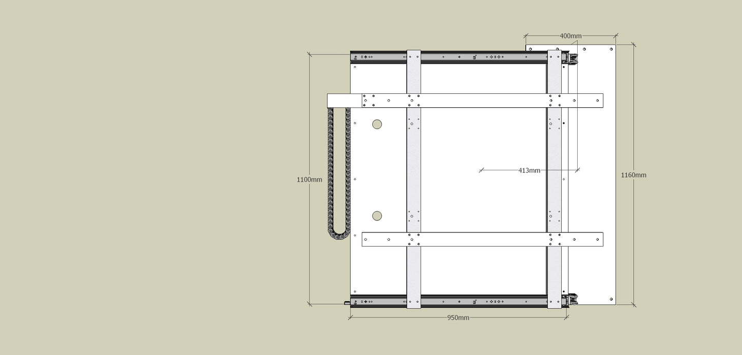 TV Wandhalterung 300 Überauszug