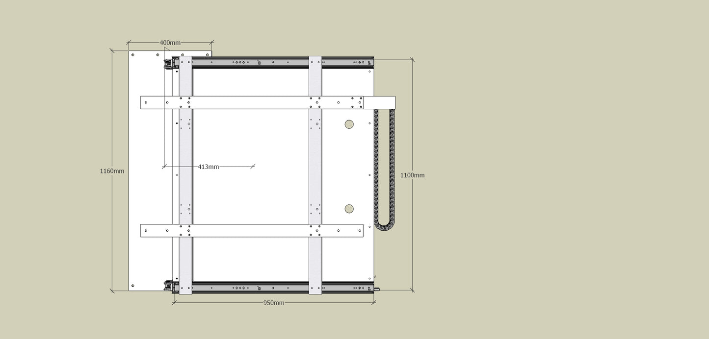 TV Wandhalterung 300 Überauszug