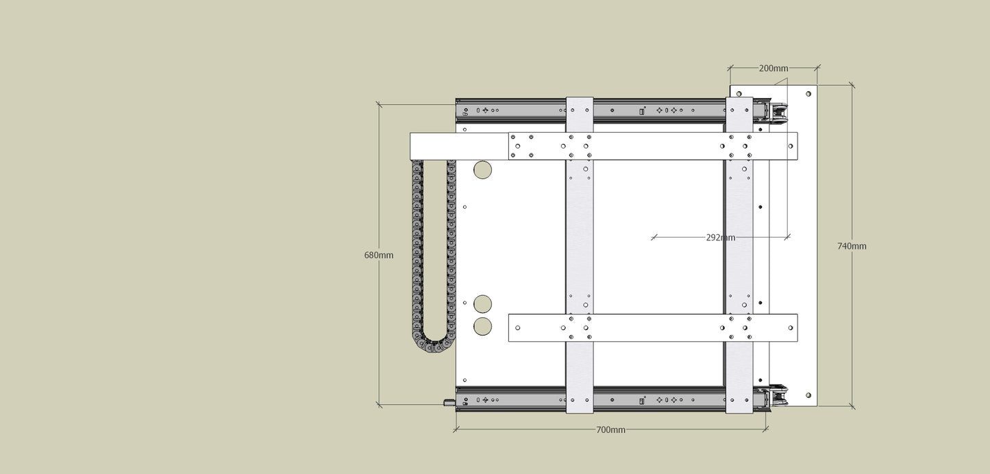 TV Wandhalterung 300 Überauszug