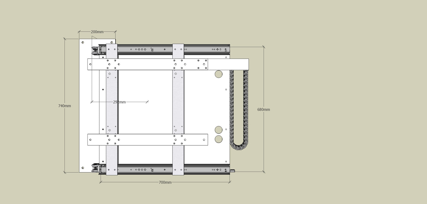 TV Wandhalterung 300 Überauszug