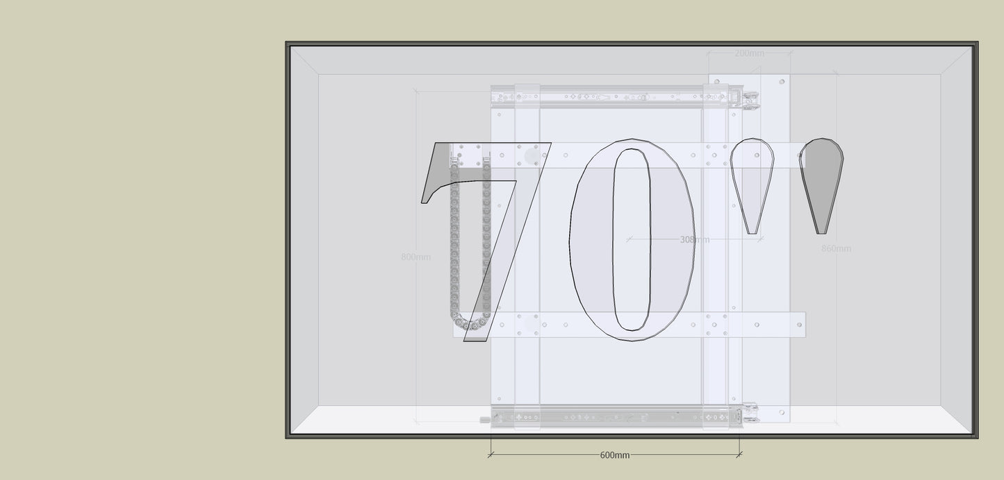 TV‑Wandhalterung Standard