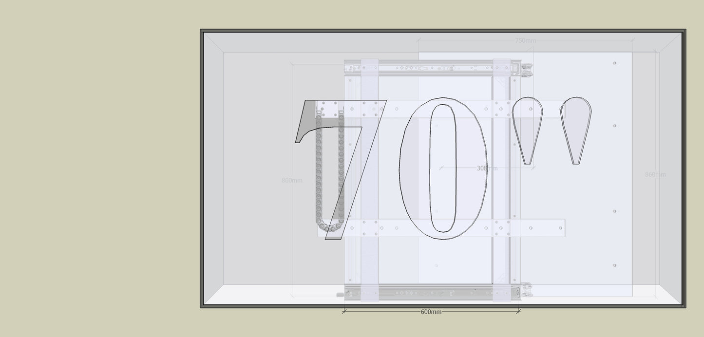 TV Wandhalterung Trockenbau-Hohlwand