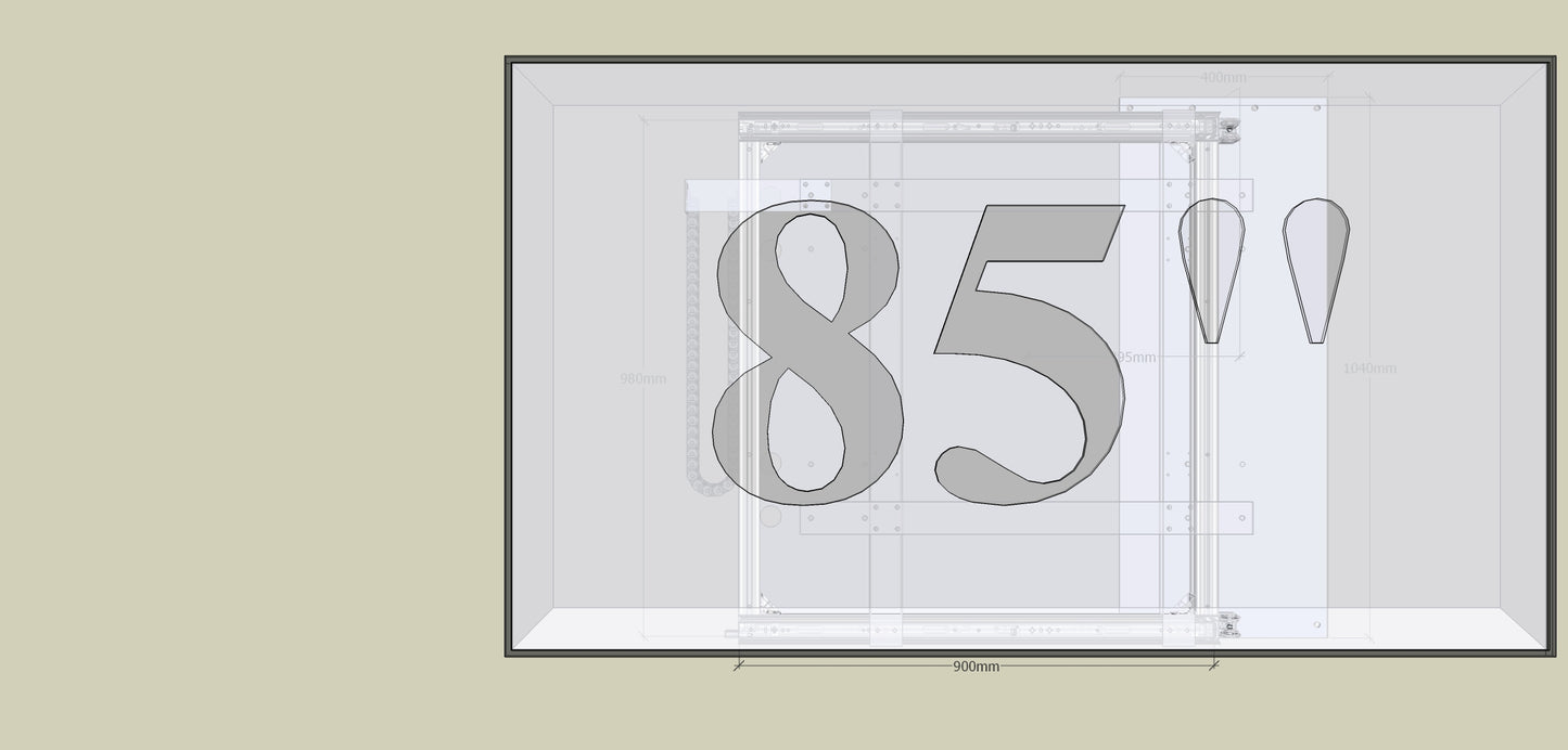 TV Wandhalterung 300 Überauszug