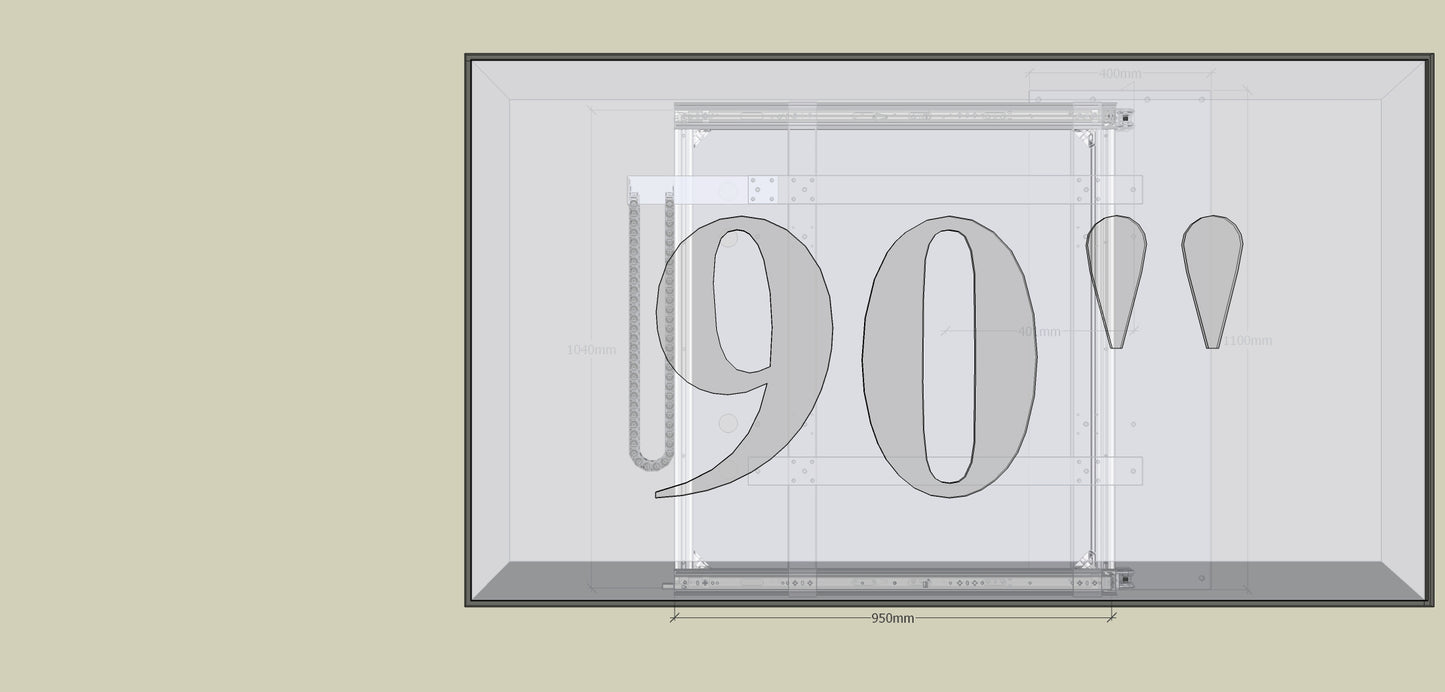 TV Wandhalterung 300 Überauszug
