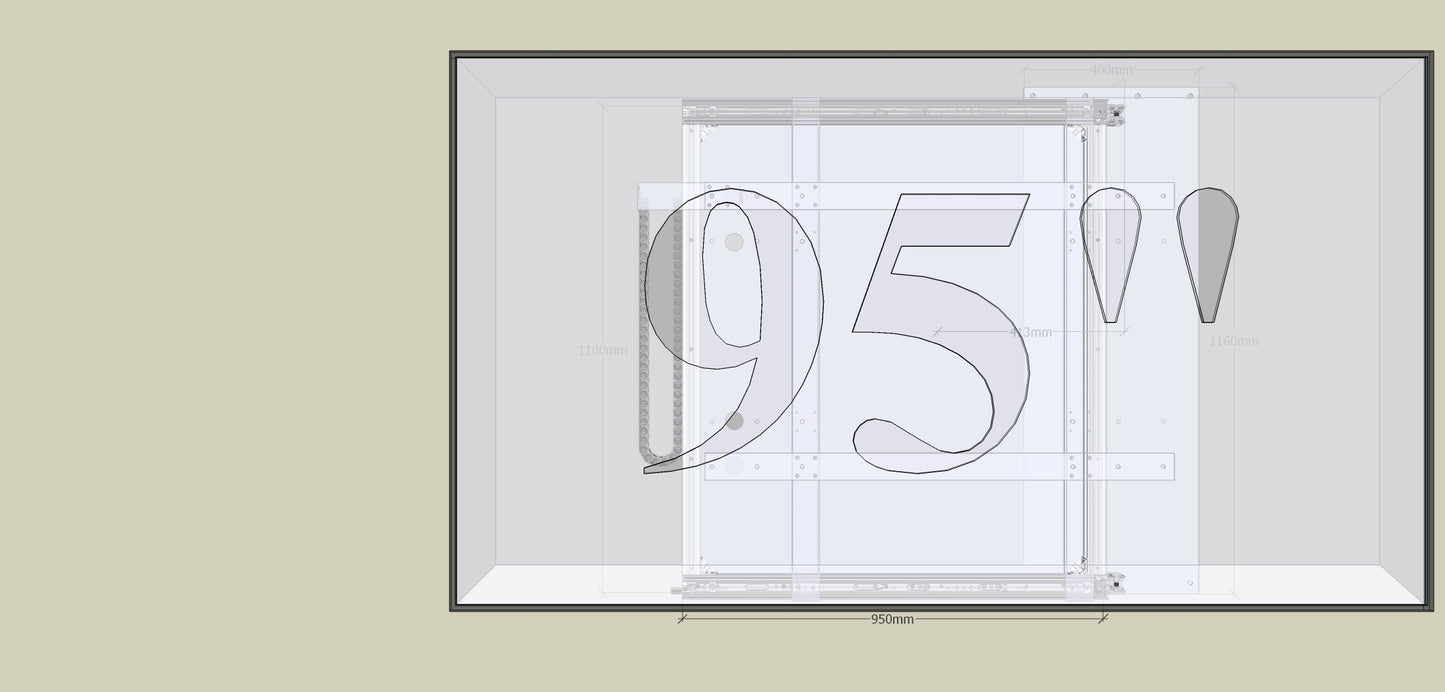 TV Wandhalterung 300 Überauszug