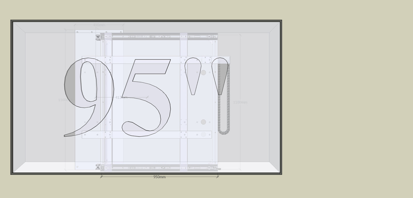 TV Wandhalterung 300 Überauszug