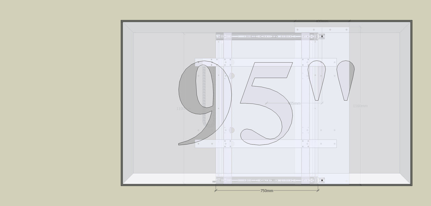 TV‑Wandhalterung Standard
