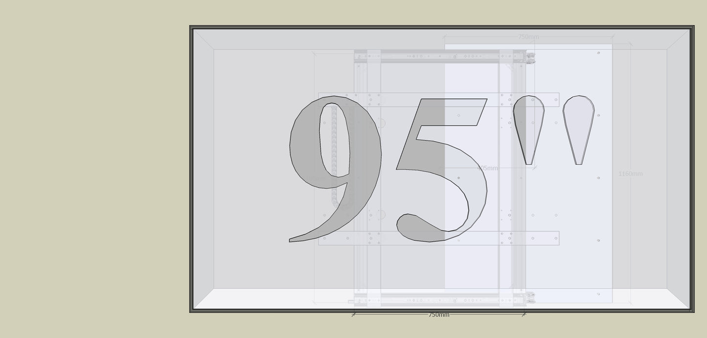 TV Wandhalterung Trockenbau-Hohlwand