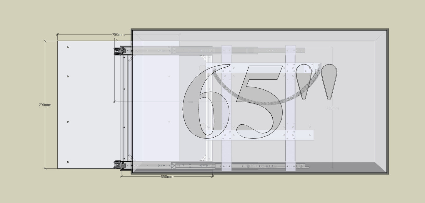 TV Wandhalterung Trockenbau-Hohlwand