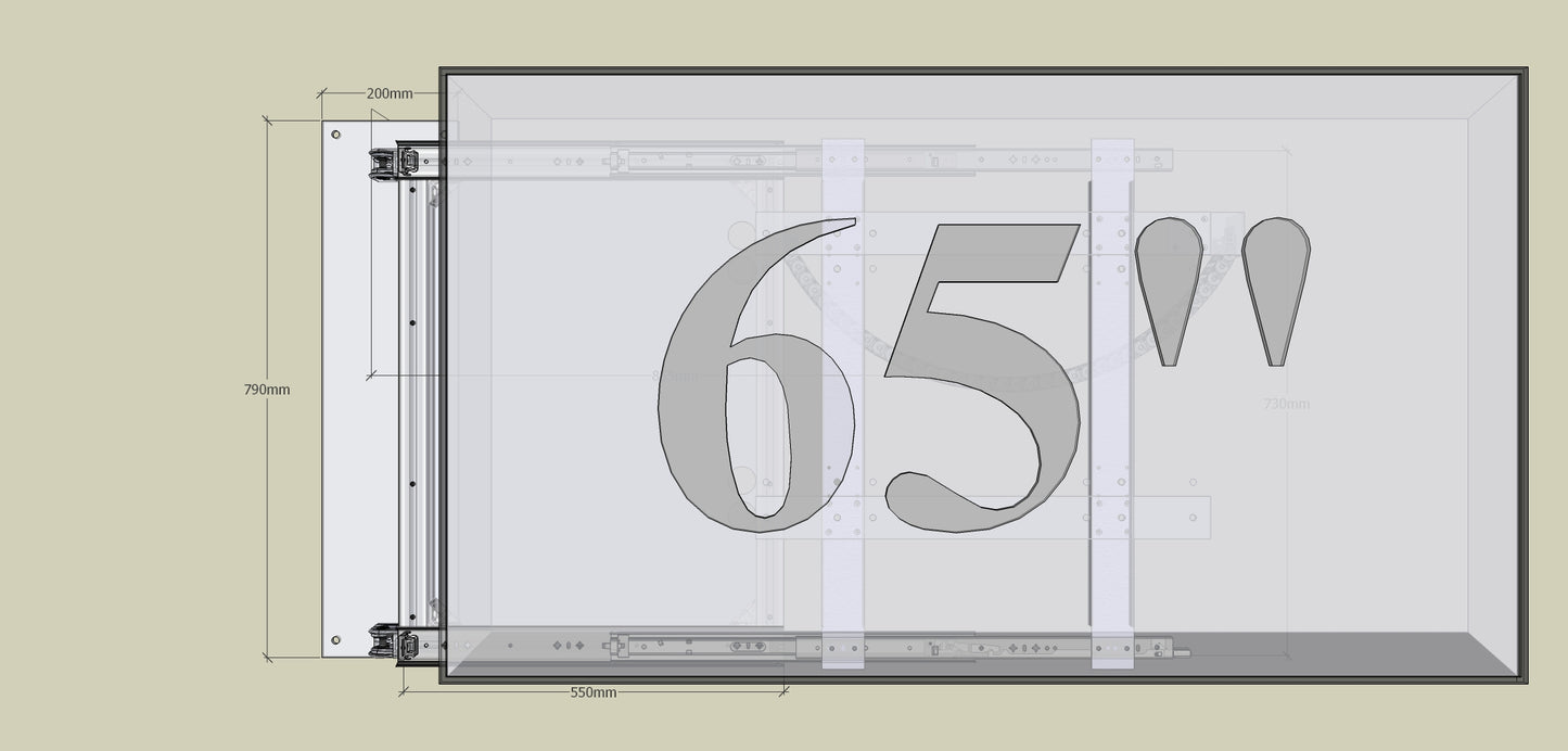 TV‑Wandhalterung Standard