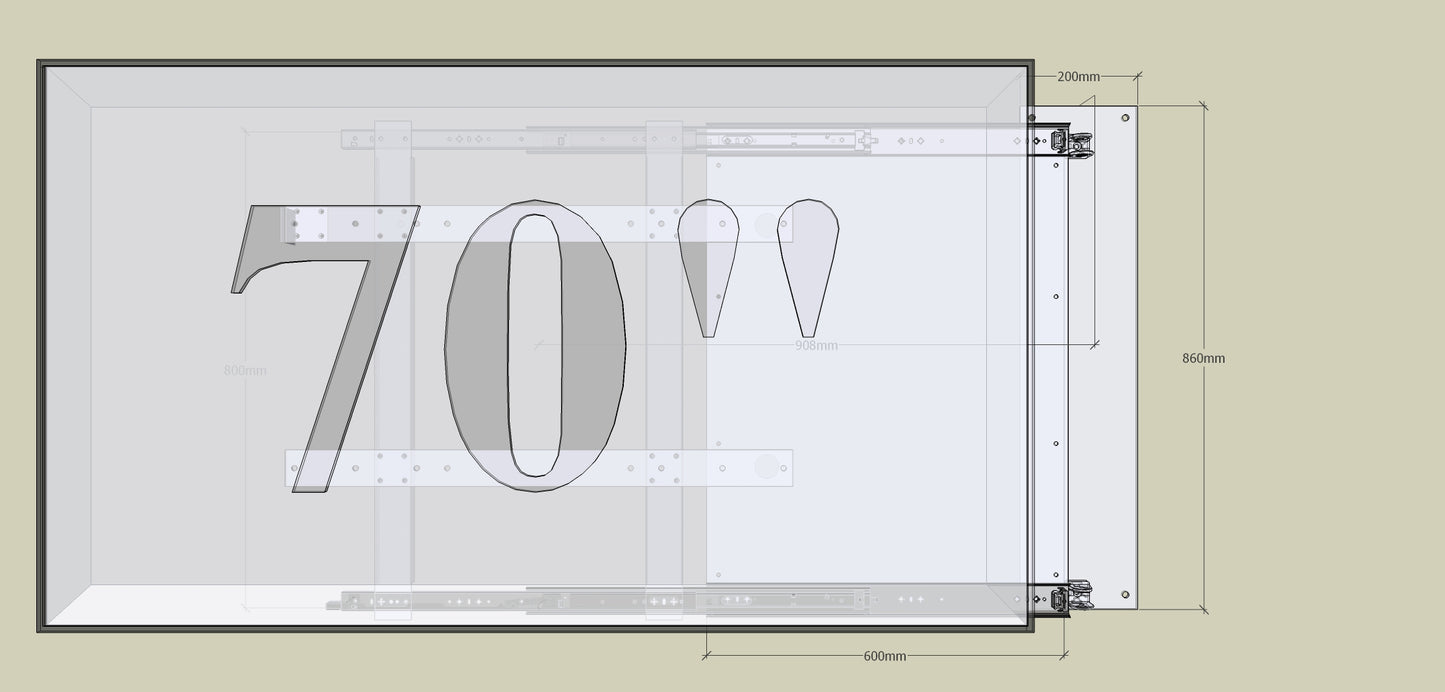 TV‑Wandhalterung Standard