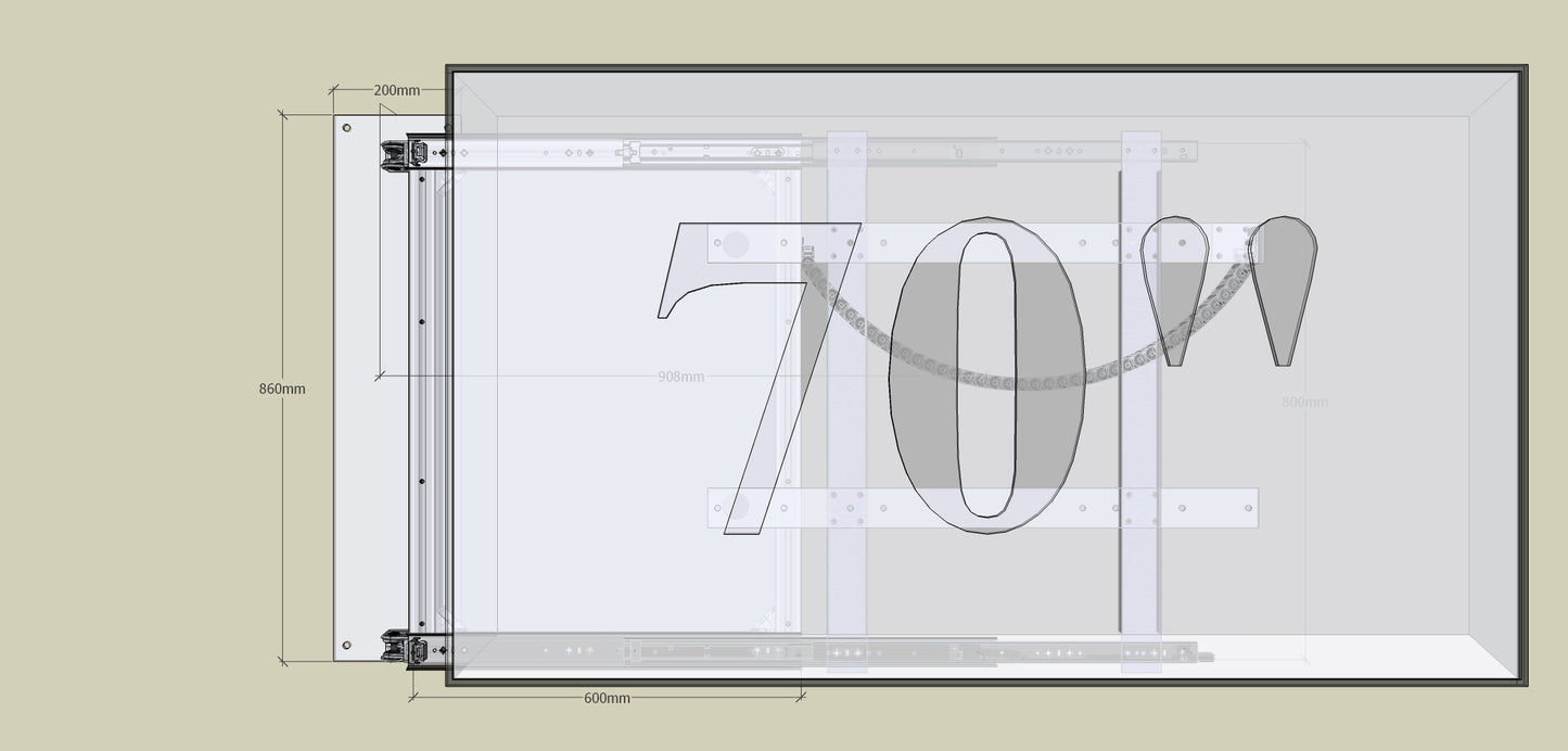 TV‑Wandhalterung Standard