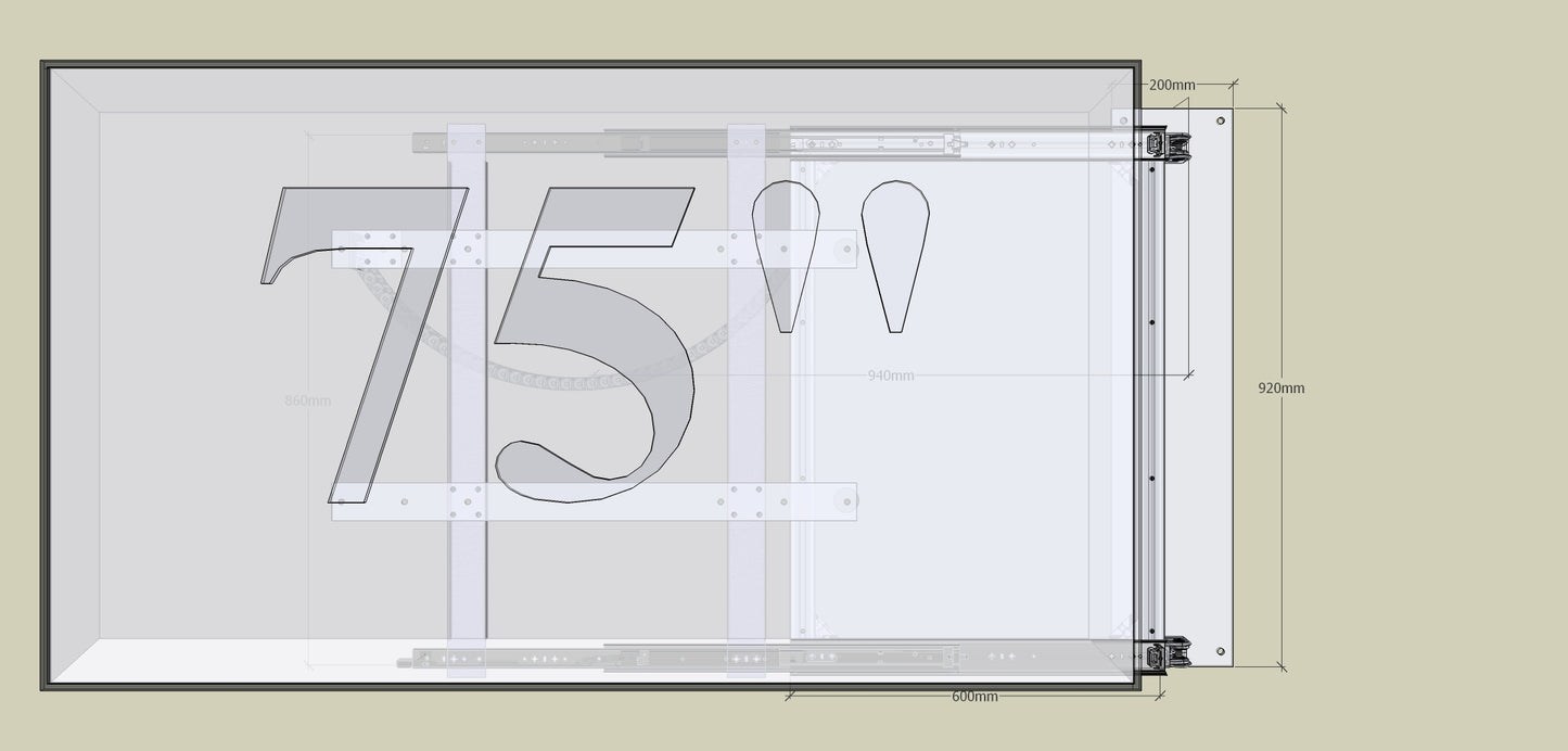 TV‑Wandhalterung Standard