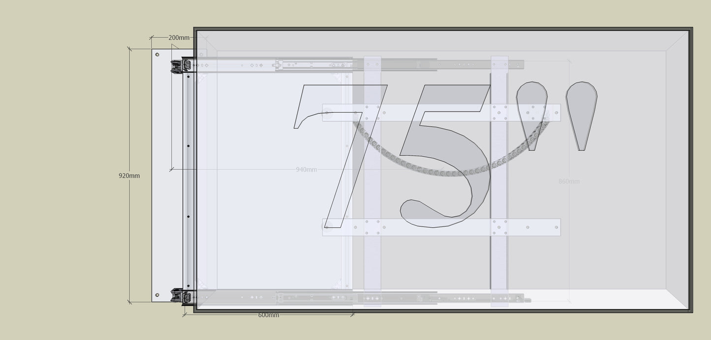 TV‑Wandhalterung Standard