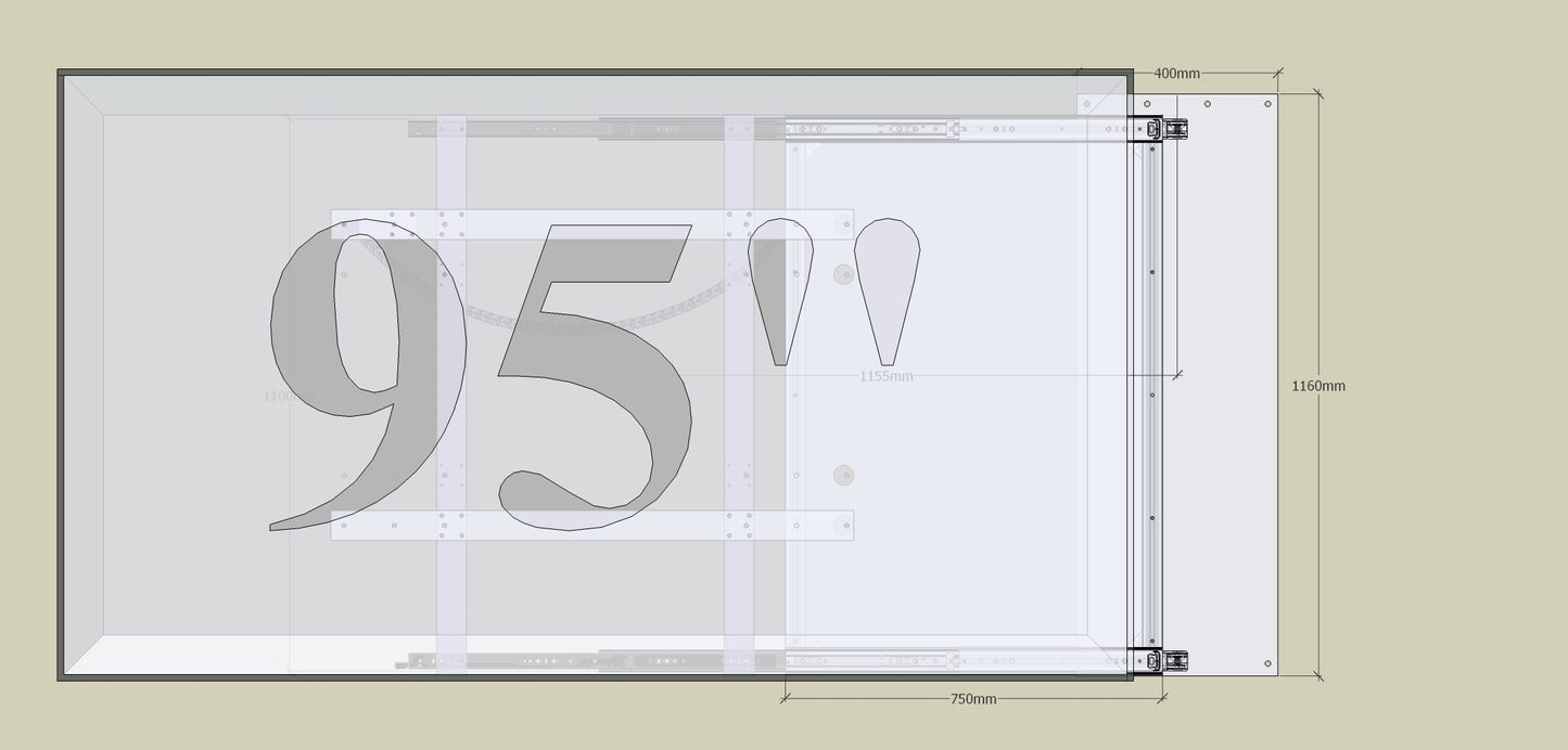 TV‑Wandhalterung Standard