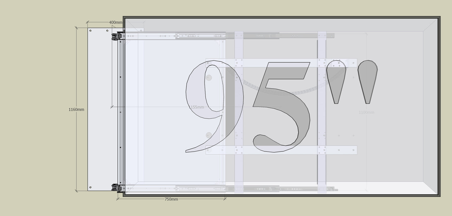 TV‑Wandhalterung Standard