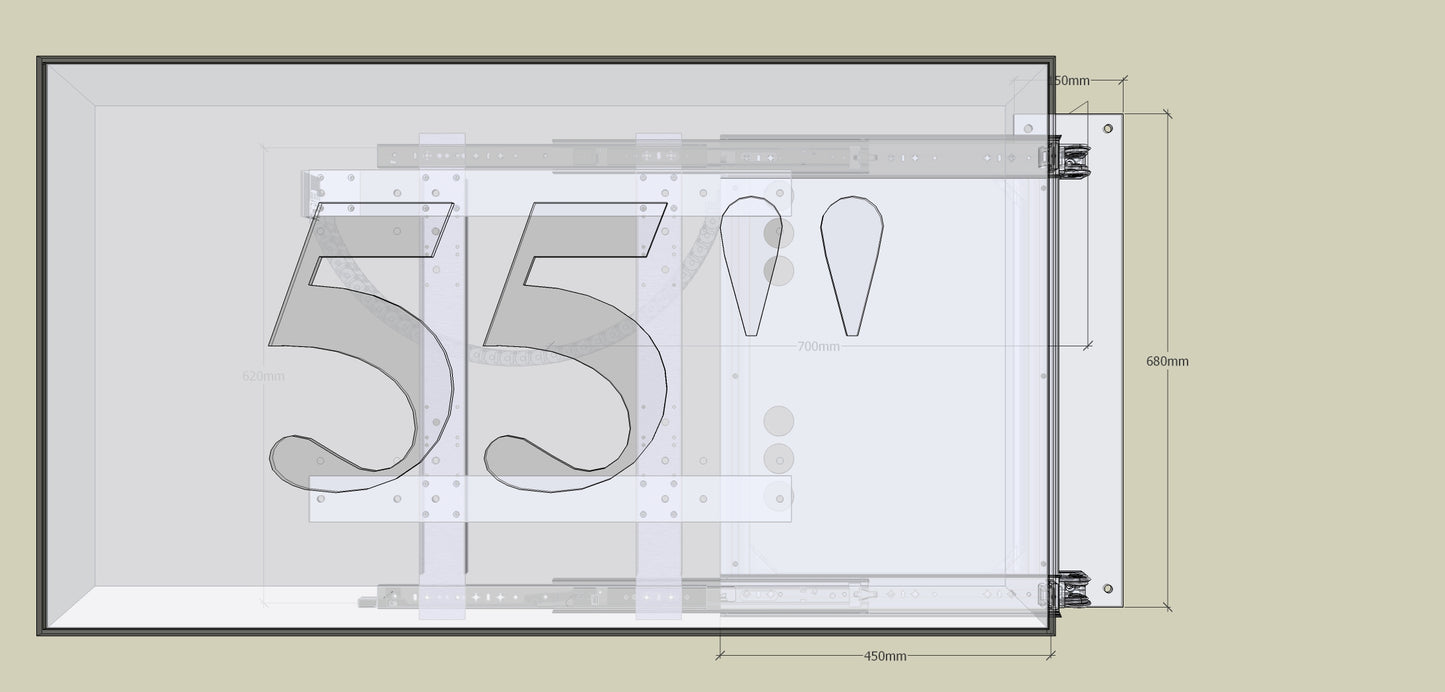 TV‑Wandhalterung Standard