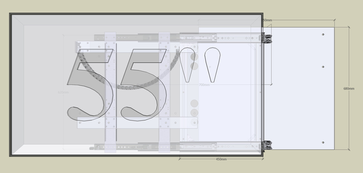 TV Wandhalterung Trockenbau-Hohlwand