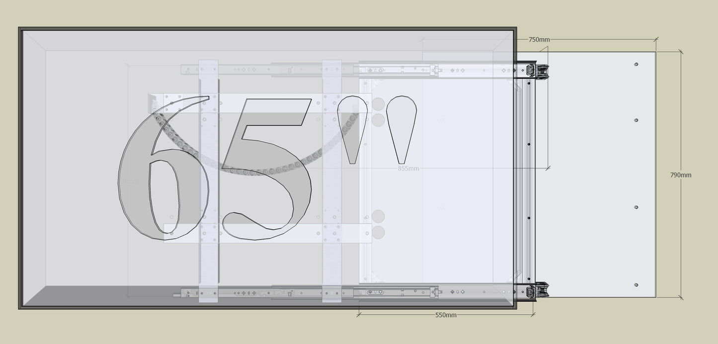 TV Wandhalterung Trockenbau-Hohlwand