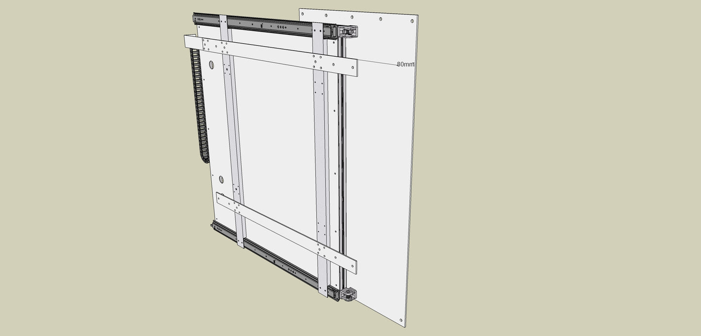 TV Wandhalterung 300 Überauszug