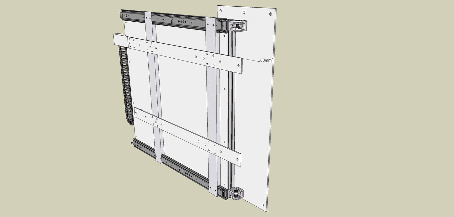TV Wandhalterung 300 Überauszug