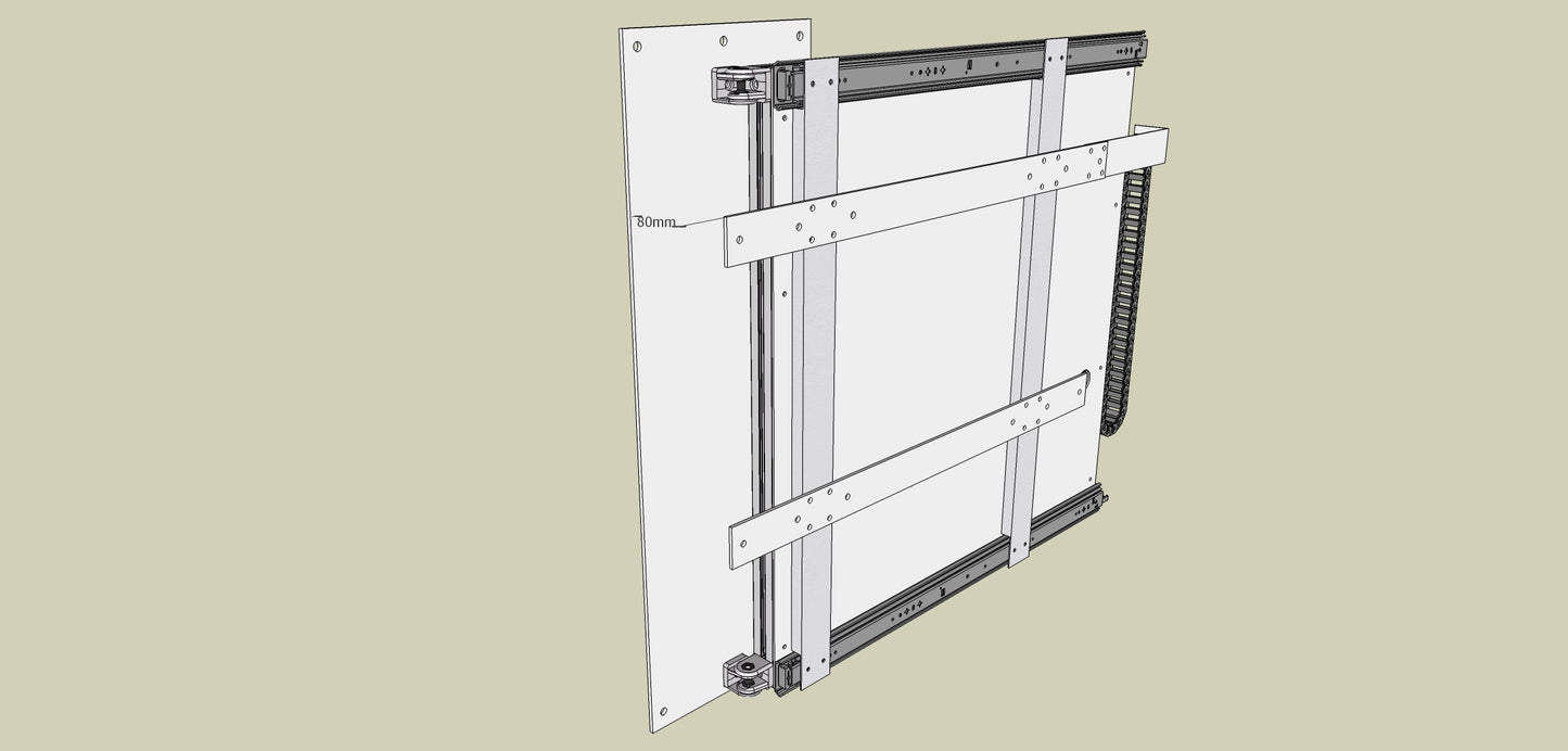 TV Wandhalterung 300 Überauszug