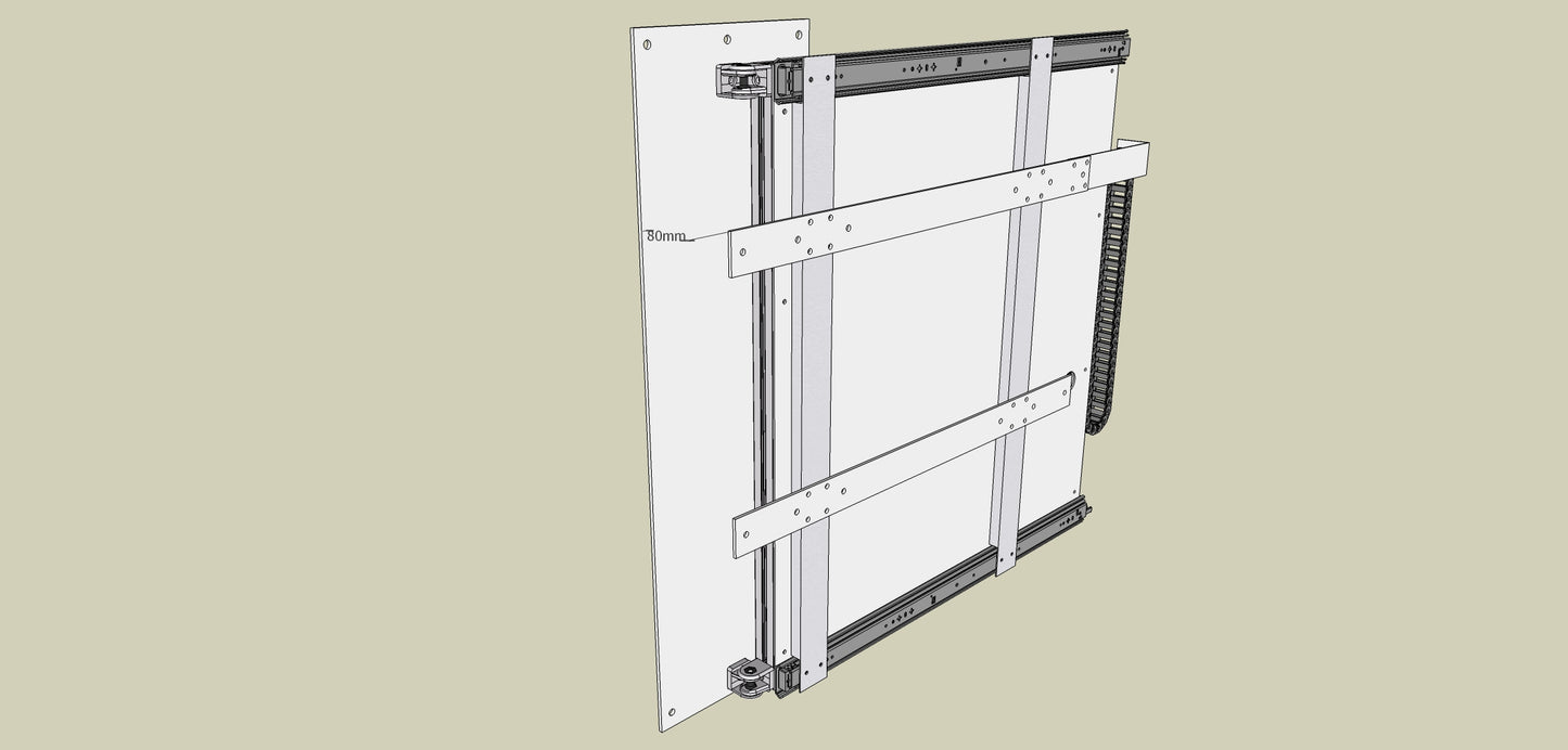 TV Wandhalterung 300 Überauszug