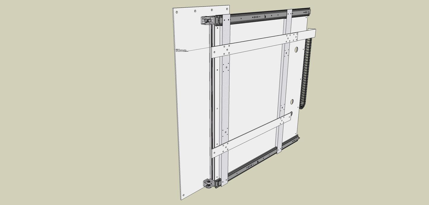 TV Wandhalterung 300 Überauszug