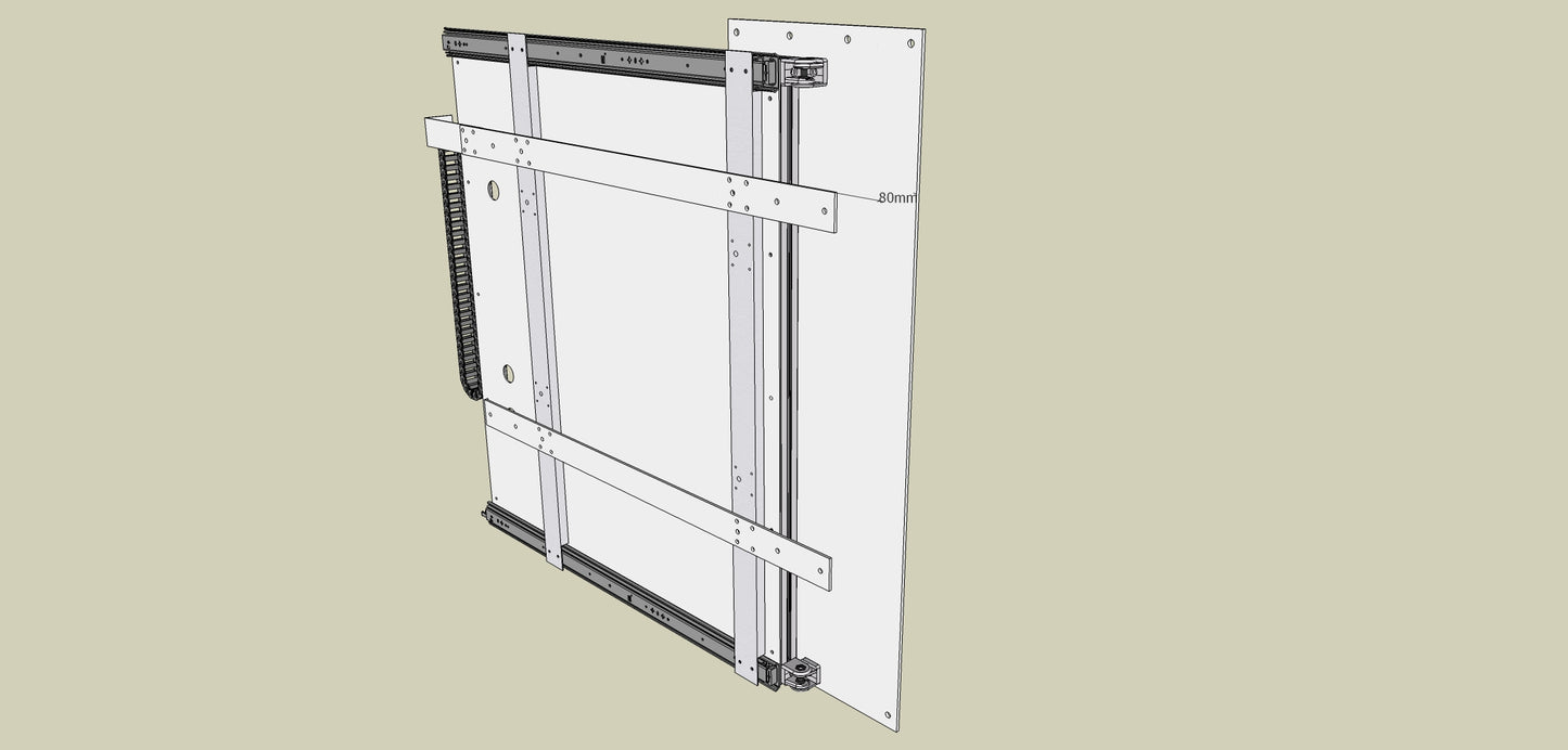 TV Wandhalterung 300 Überauszug
