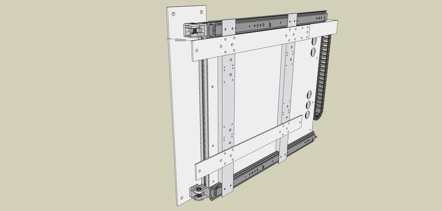 TV Wandhalterung 300 Überauszug