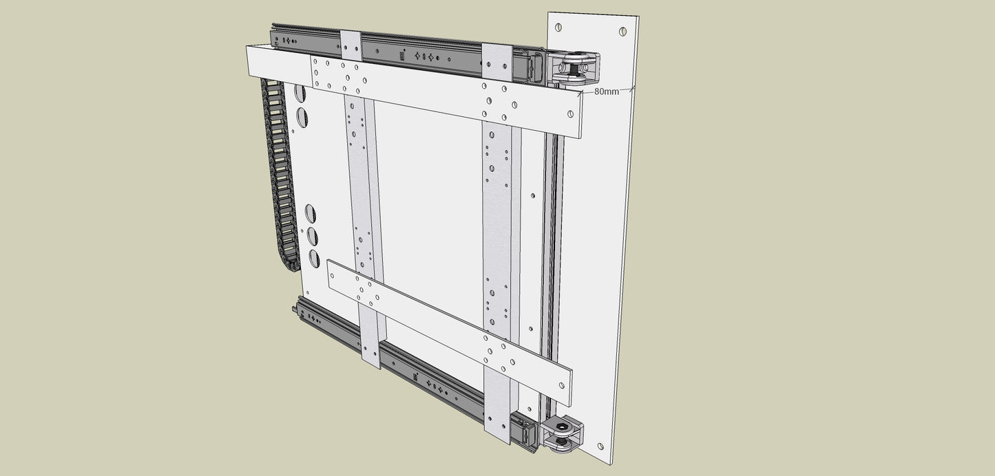 TV Wandhalterung 300 Überauszug
