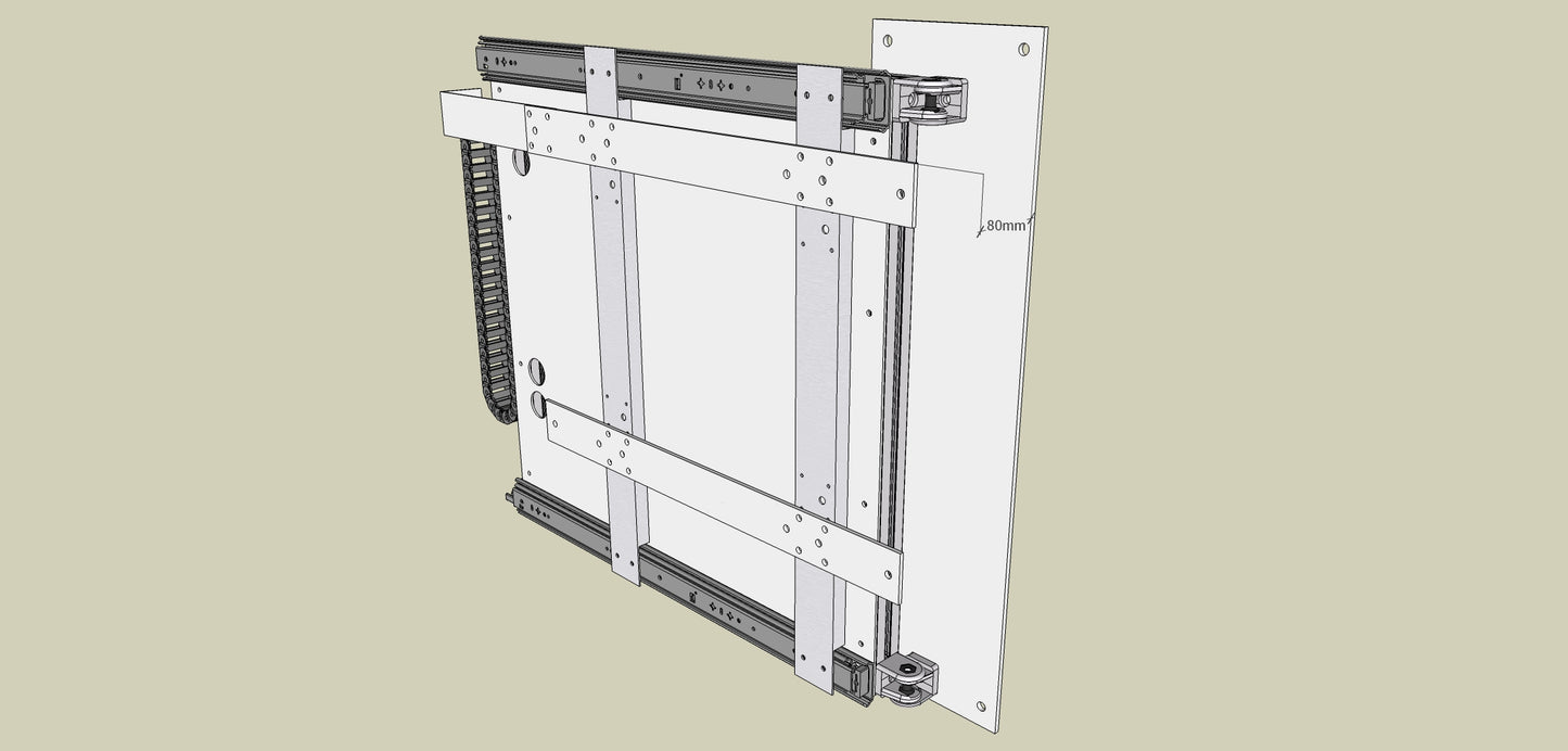 TV Wandhalterung 300 Überauszug