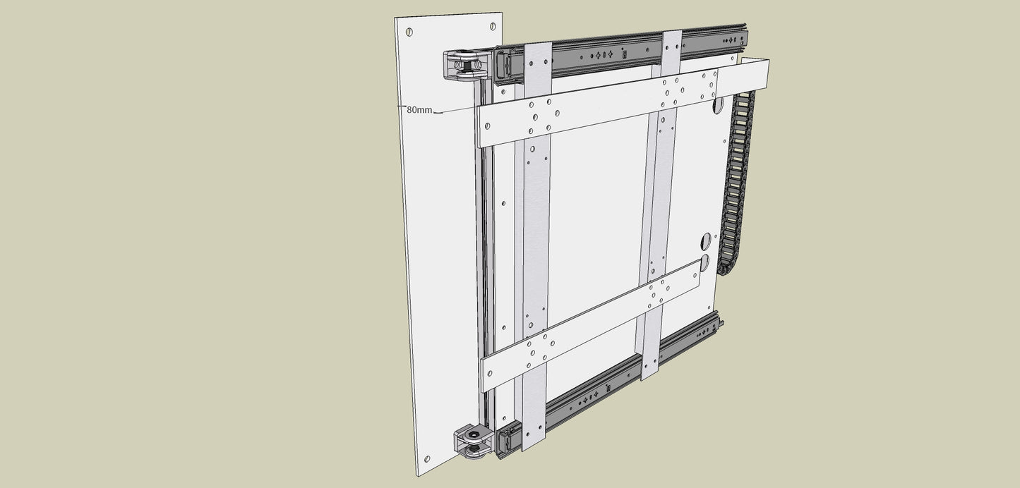 TV Wandhalterung 300 Überauszug