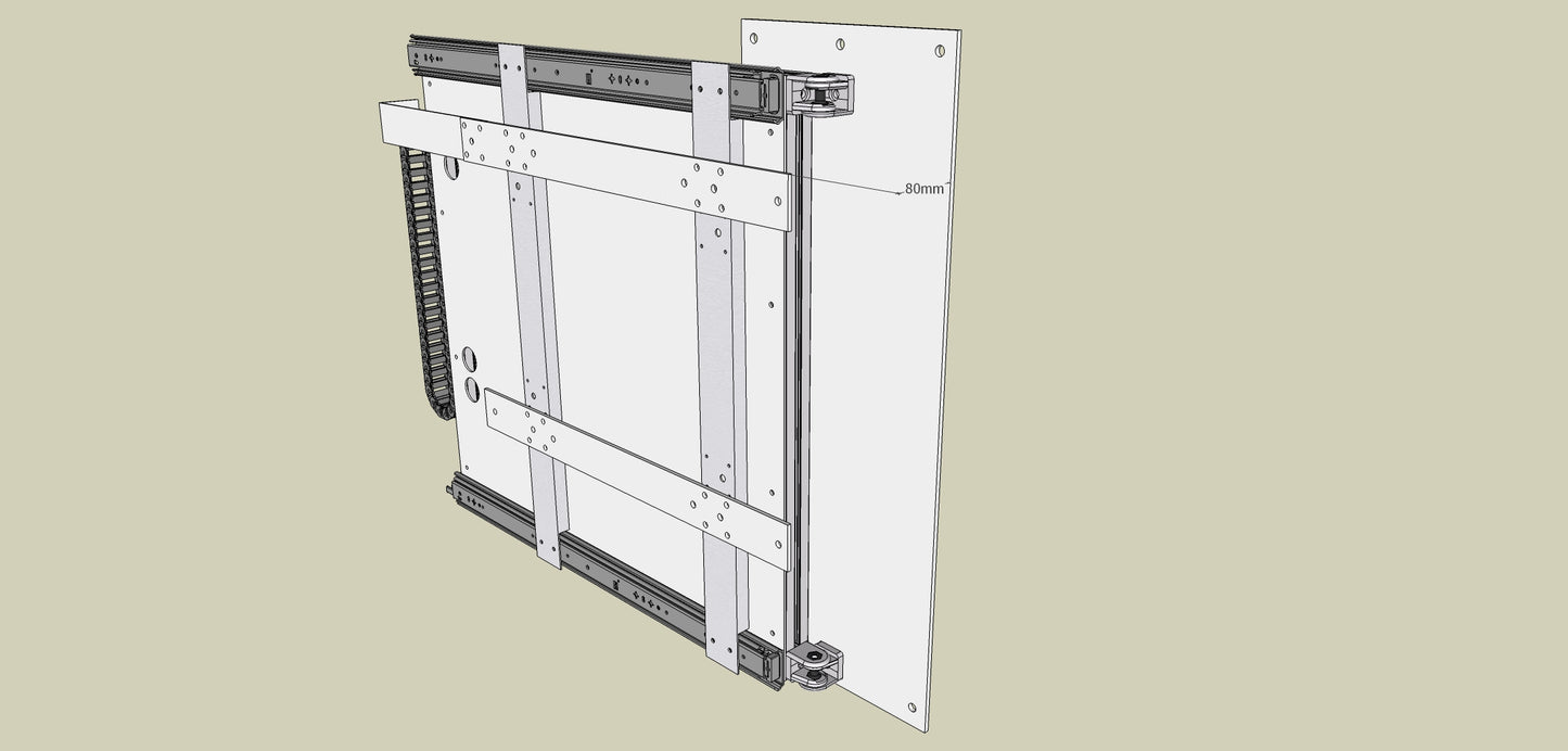 TV Wandhalterung 300 Überauszug