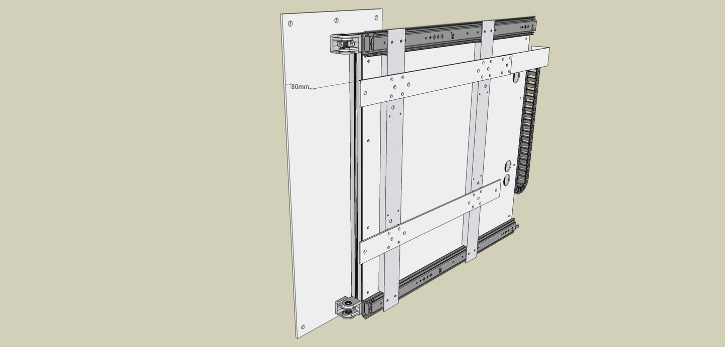 TV Wandhalterung 300 Überauszug